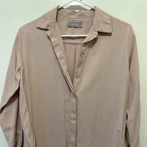 Everlane Blouse/Shirt/Top Pink Silk Small Size 2